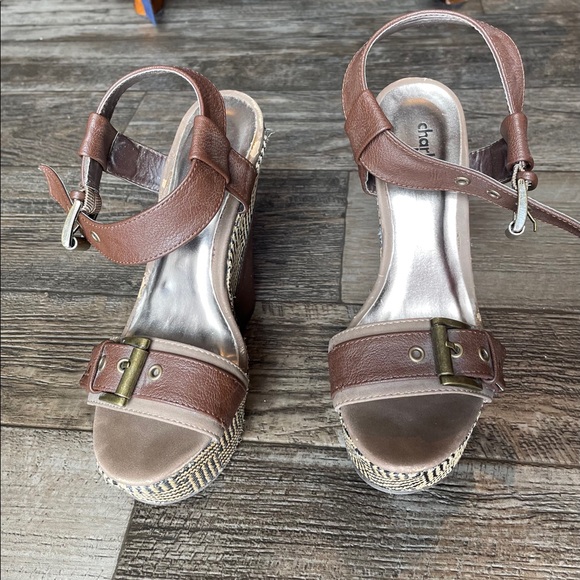Brown Heeled Sandals - Picture 1 of 3